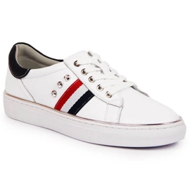 Zapatos de piel sneakers Vinceza W JAN87 blanco Zapatos de piel sneakers Vinceza W JAN87 blanco