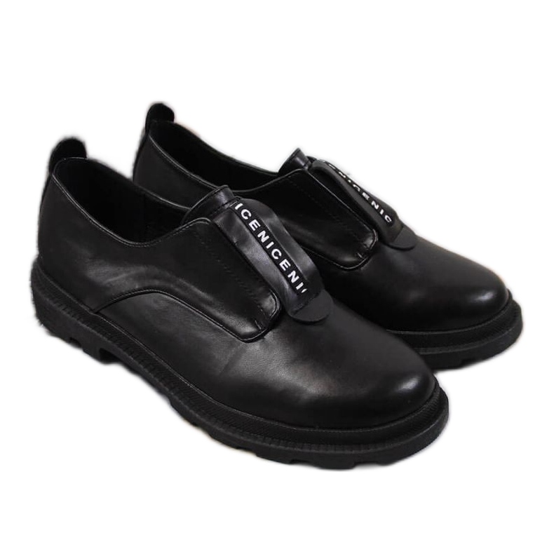 Zapatos sin cordones S. Bararski W OLI147 negro