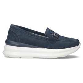 Zapatos de piel Filippo DP3504/22 Nv azul marino