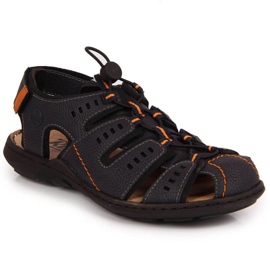 Sandalias cerradas Rieker M 22021-14 azul marino