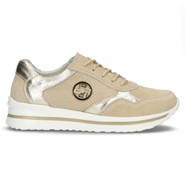 Zapatillas de piel Filippo DP3544/22 Be beige