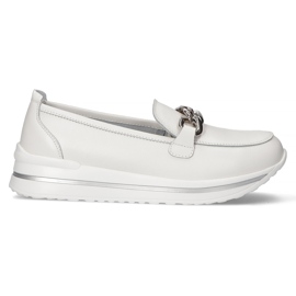Zapatos de piel Filippo DP3555/22 Wh blanco