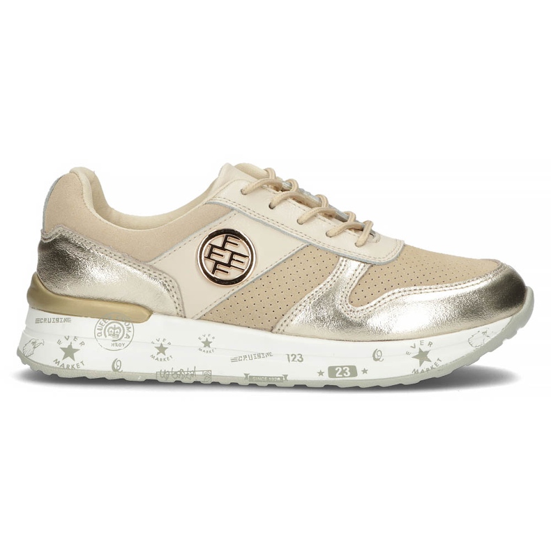 Zapatillas de cuero Filippo DP3542 / 22 Be beige