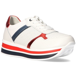 Zapatillas de cuero Filippo DP2004 / 22 Wh blanco