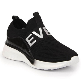 Zapatos calcetines slip on Vinceza W JAN122A negro