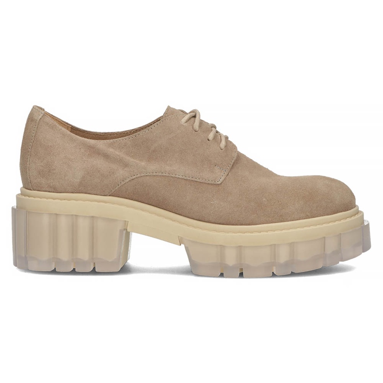 Zapatos ante Filippo 20099 taupe beige marrón