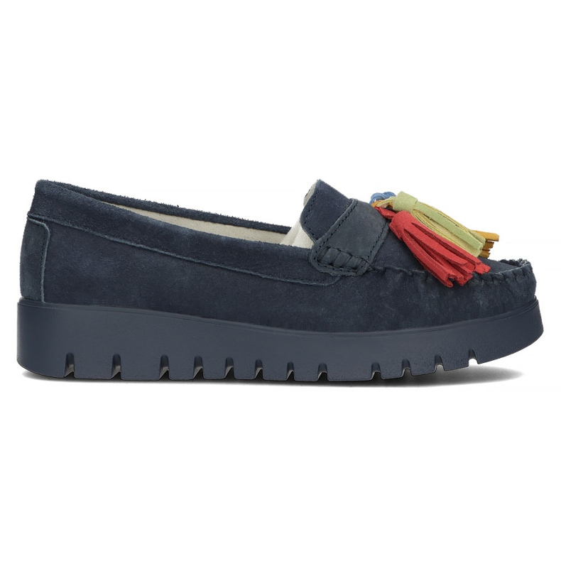 Zapatos de piel Filippo DP3535/22 Nv azul marino