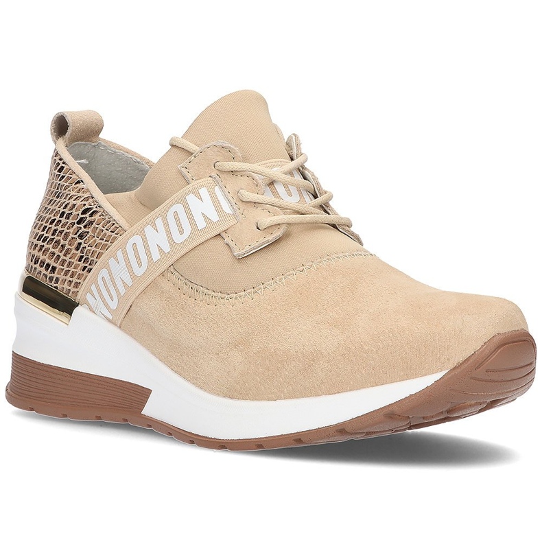 Zapatillas de piel Filippo DP1388/22 Be beige