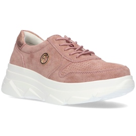 Zapatillas de cuero Filippo DP2138 / 22 Lt Pi rosa rosado