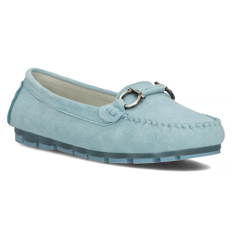 Mocasines de piel Filippo DP3613/22 Bl azul