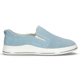 Zapatos de cuero Filippo DP3622/22 Bl azul