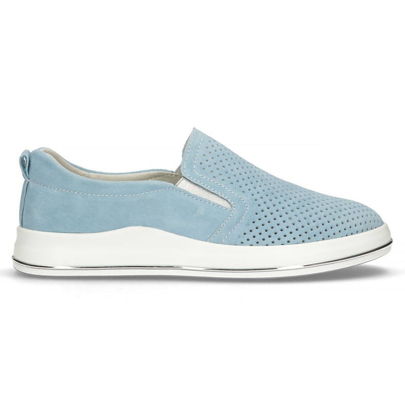 Zapatos de cuero Filippo DP3622/22 Bl azul