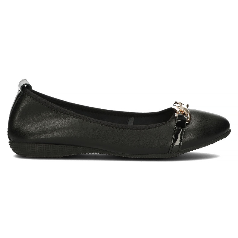 Bailarinas de cuero Filippo DP3709/22 Bk negro