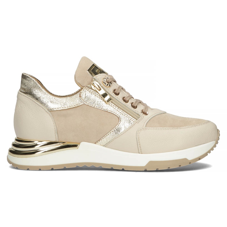 Deportivas de piel Filippo 144 beige