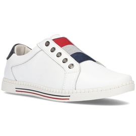 Zapatos de piel Filippo DP2155/22 Wh blanco