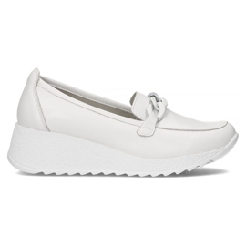 Zapatos de piel Filippo DP3632/22 Wh blanco