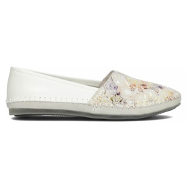 Zapatos de piel Filippo DP031/22 Wh Yl blanco amarillo