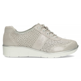 Zapatos de cuero Filippo DP028/22 Si plata gris