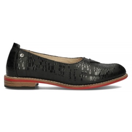 Zapatos de piel Filippo DP3545/22 Bk negro