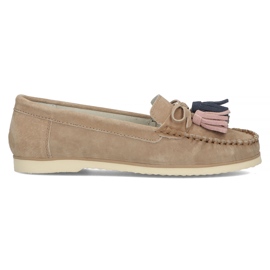 Mocasines de piel Filippo DP3512/22 Be beige