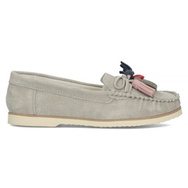 Mocasines de piel Filippo DP3512 / 22 Gr gris