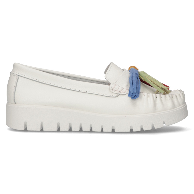 Zapatos de piel Filippo DP3535/22 Wh blanco
