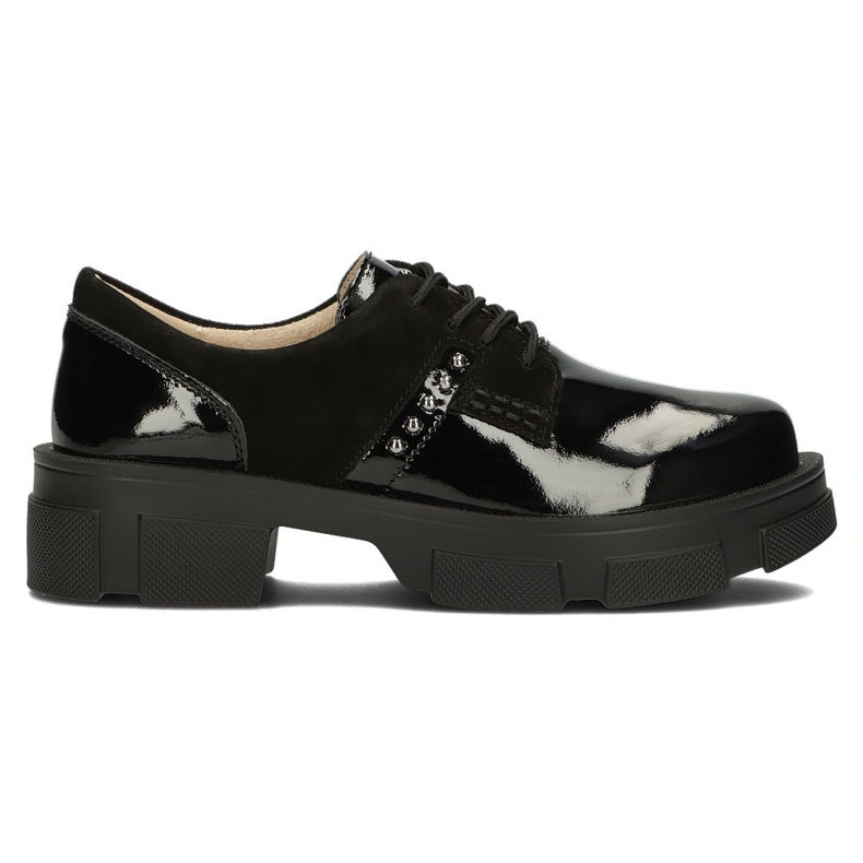 Zapatos de piel Filippo DP3713/22 Bk negro