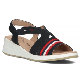 Sandalias de piel Filippo DS3500/22 Nv azul marino Sandalias de piel Filippo DS3500/22 Nv azul marino