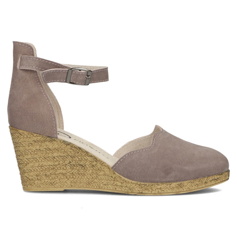 Sandalias de piel Filippo DS1394/22 Sd jaspeado-beige