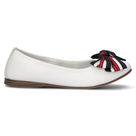 Bailarinas de cuero Filippo DP3634/22 Wh blanco