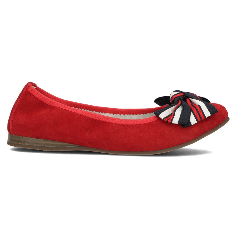 Bailarinas de cuero Filippo DP3634/22 Rd rojo
