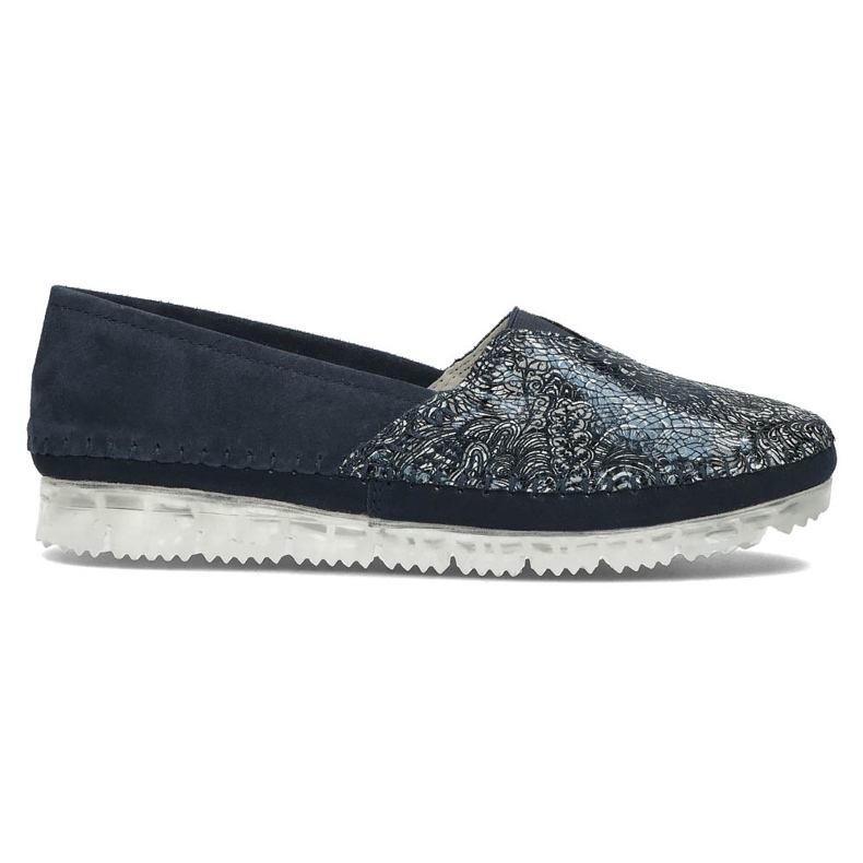 Zapatos de piel Filippo DP2147/22 Nv azul marino