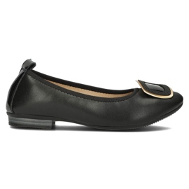 Zapatos de piel Filippo DP3661/22 Bk negro