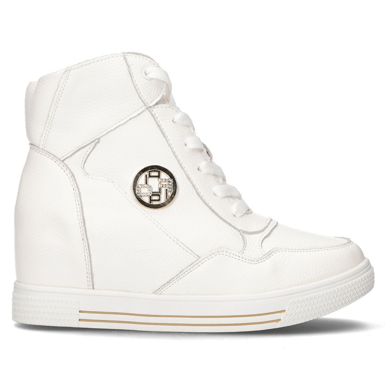 Zapatillas de cuero Filippo DBT3552 / 22 Wh blanco