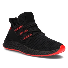 Negro Zapatillas Filippo MTN1480 / 22 Bk Rd rojo