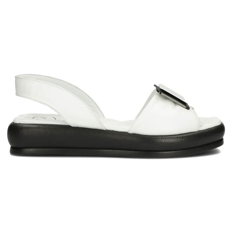 Sandalias de piel Filippo DS3902/22 Wh blanco