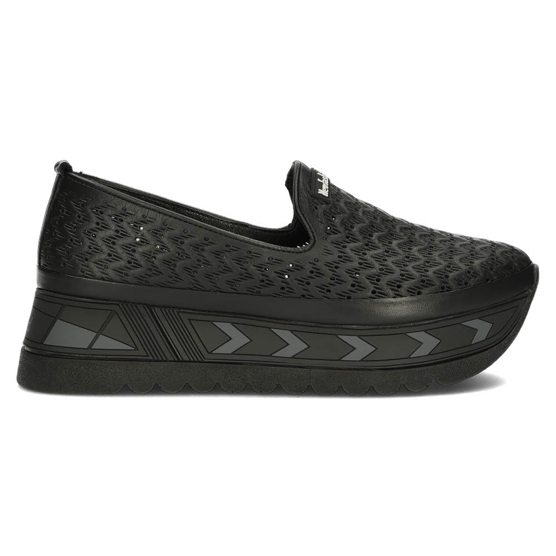 Zapatos de piel Filippo DP3906/22 Bk negro
