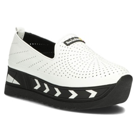 Zapatos de piel Filippo DP3906/22 Wh blanco
