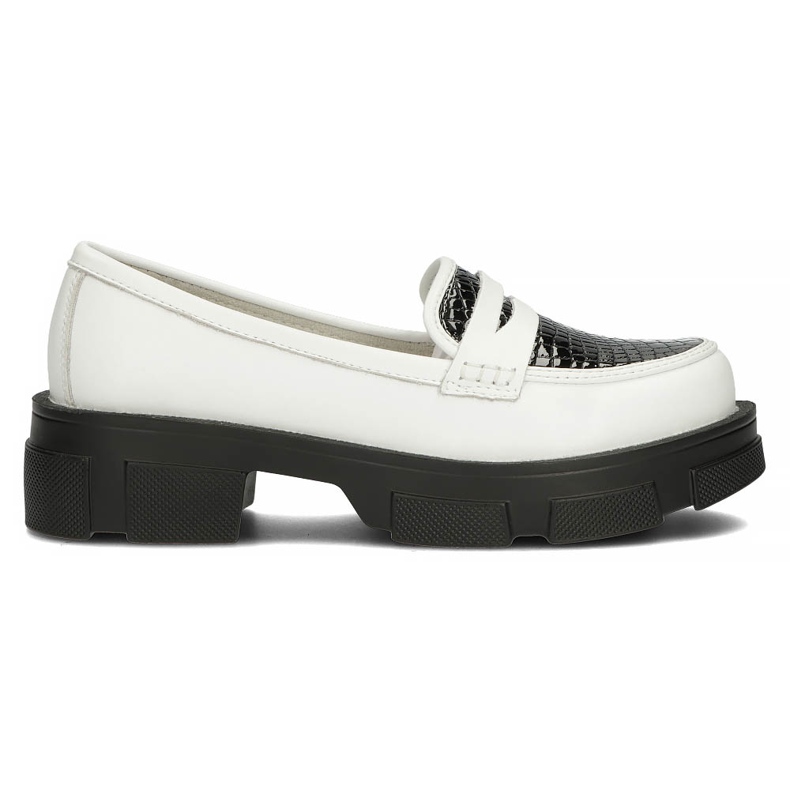 Zapatos de piel Filippo DP3695/22 Wh Bk blanco negro Zapatos de piel Filippo DP3695/22 Wh Bk blanco negro