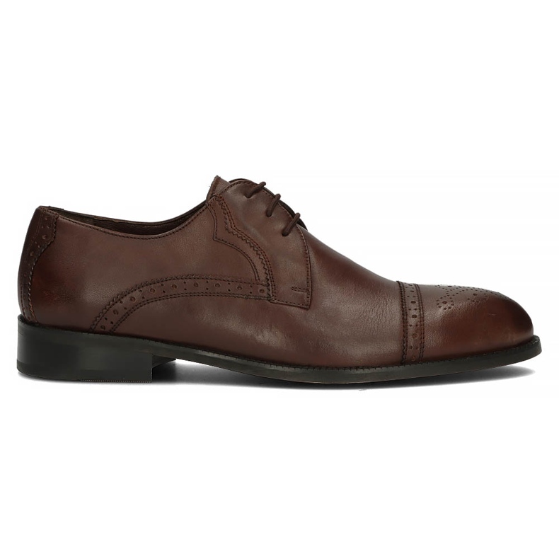 Zapatos de piel Filippo 508 marrón Coffe