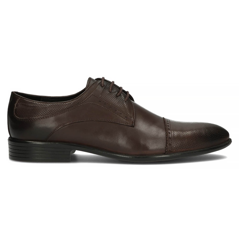 Zapatos de piel Filippo 3613 marrón Coffe