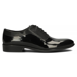 Zapatos de piel Filippo 3625 lacado negro