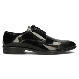 Zapatos de piel Filippo 0118 lacado negro