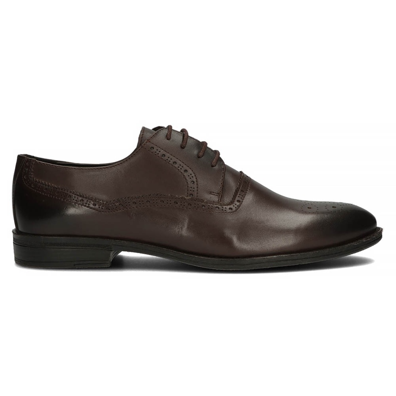 Zapatos de piel Filippo 3615 marrón Coffe