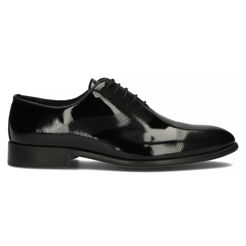 Zapatos de piel Filippo 1764 lacado negro