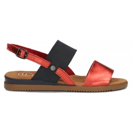 Sandalias de piel Filippo DS3601/22 Rd Nv azul marino-rojo Sandalias de piel Filippo DS3601/22 Rd Nv azul marino-rojo