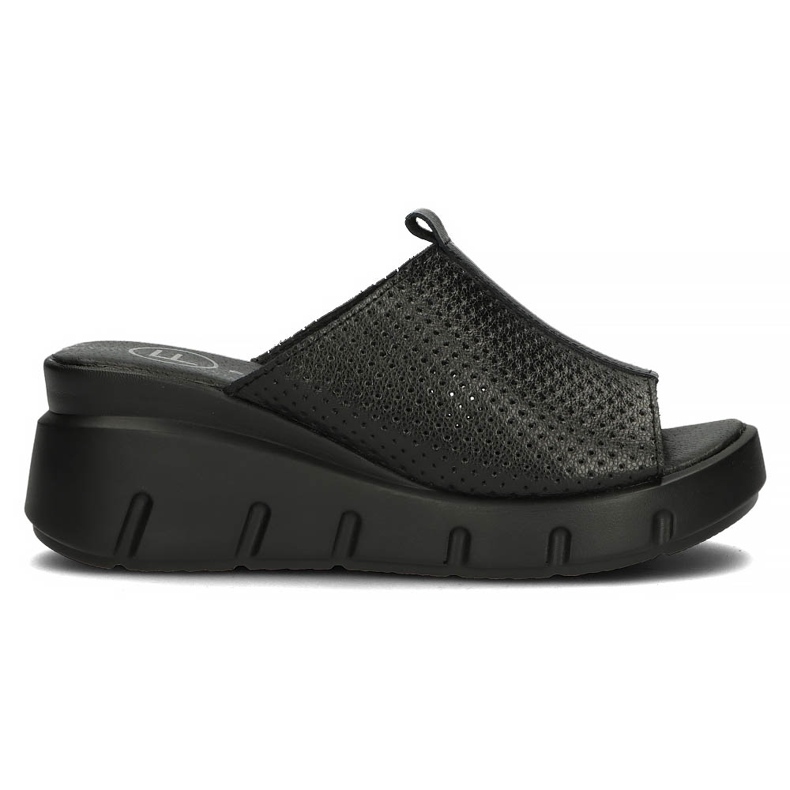 Babuchas de piel Filippo DK3594/22 Bk negro
