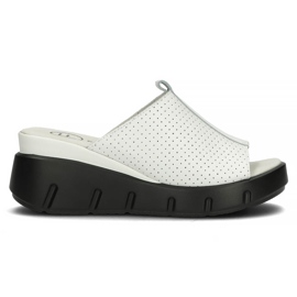Zapatillas de cuero Filippo DK3594 / 22 Wh blanco
