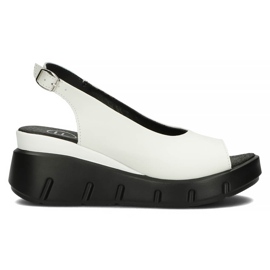 Sandalias de piel Filippo DS3595/22 Wh blanco