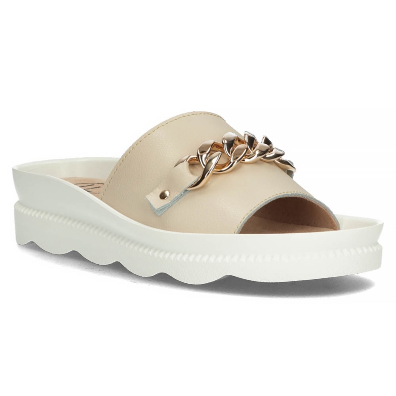 Babuchas de piel Filippo DK3597/22 Be beige